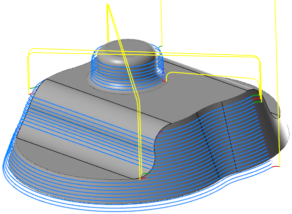 3D High Speed 等高線ツールパスの機能強化 3D High Speed 等高線ツールパスの機能強化