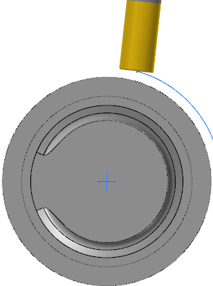 A Rotary Advanced toolpath with "Offset value" on.