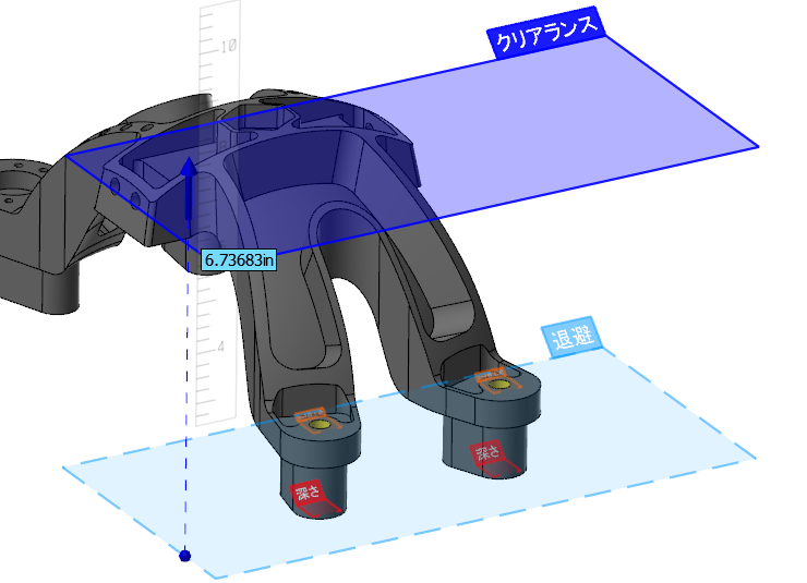 Moving an element in the graphics window.