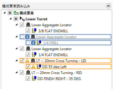 読み込まれる構成要素。